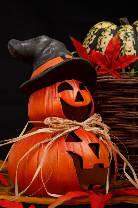 halloween, pumpkins, decoration