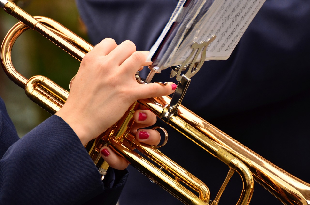 trumpet, jazz, instrument